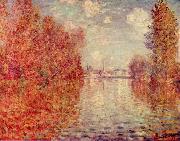 Claude Monet Herbst in Argenteuil oil painting reproduction